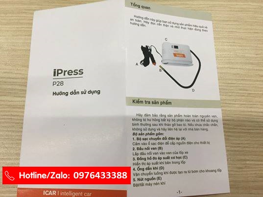 BƠM ĐIỆN MINI Ô TÔ IPRESS P28