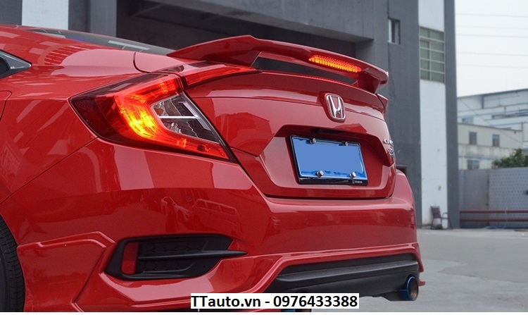 Cánh lướt gió  kiểu JX cho Civic 2016-2020