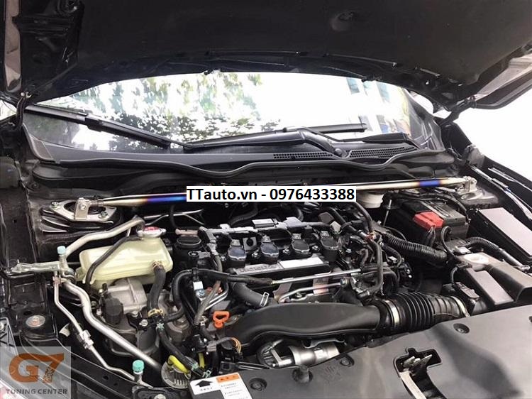 Thanh cân bằng Strut bar ARMY hợp kim Titan cho Civic 2016-2020
