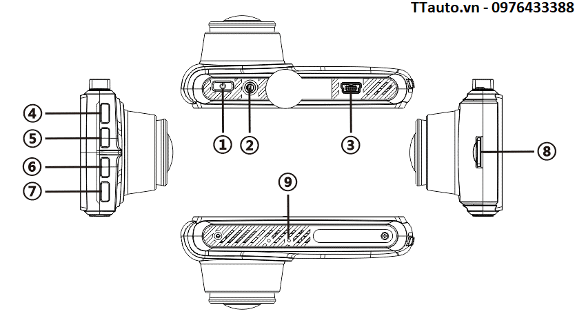 CAMERA HÀNH TRÌNH ELLICAM A120 SIÊU CHẤT