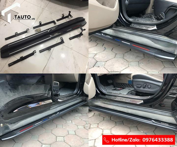 Bệ bước chân Hyundai Tucson 2016-2020 kẻ chỉ đúc nguyên khối