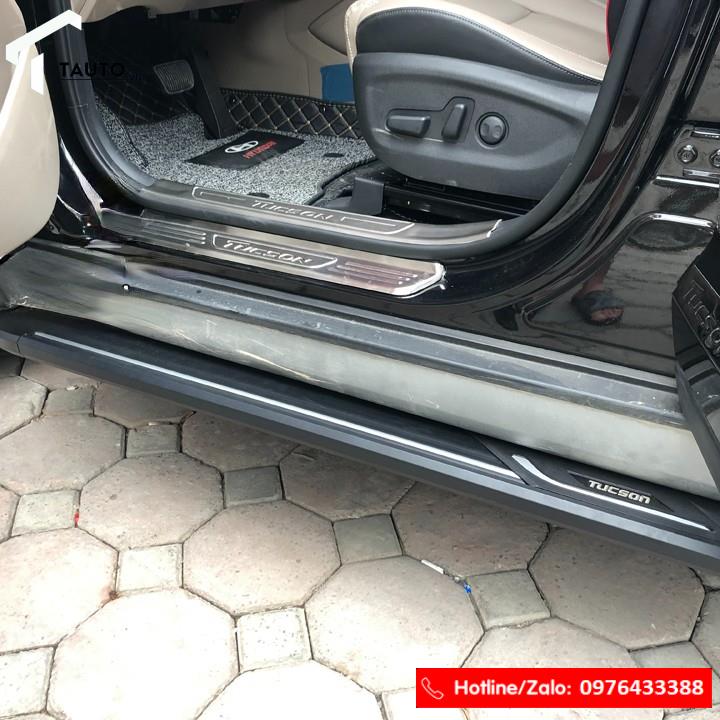 Bệ bước chân Hyundai Tucson 2016-2020 kẻ chỉ đúc nguyên khối