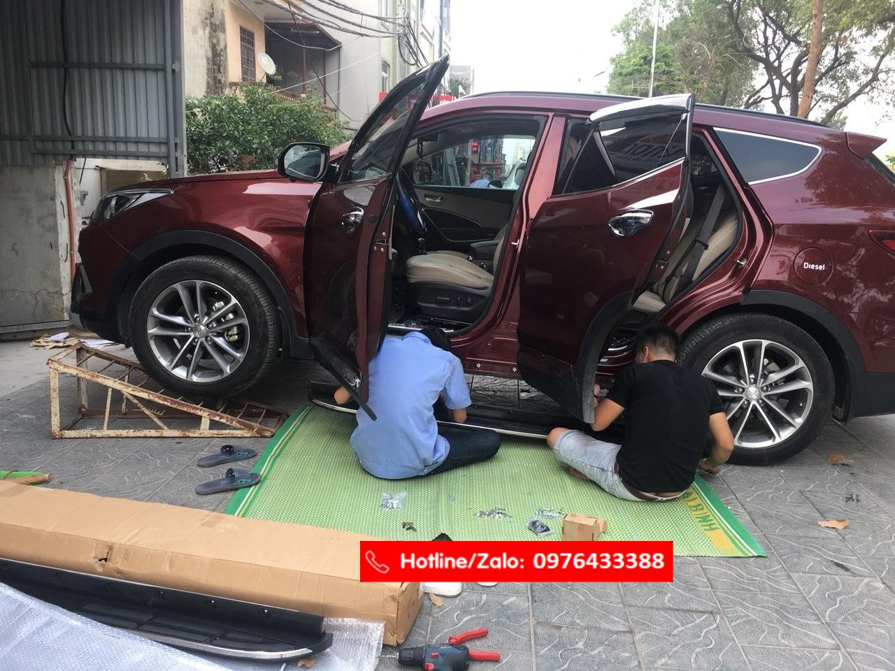 BẬC BƯỚC CHÂN XE SANTAFE 2018 – 2019 CAO CẤP