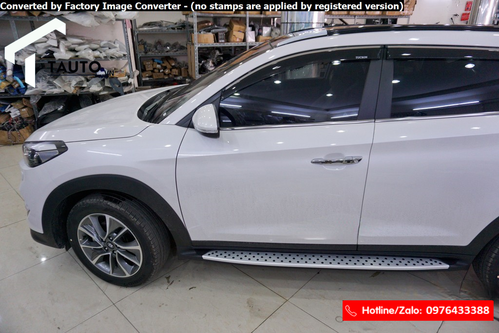 BỆ BƯỚC CHÂN HYUNDAI TUCSON 2019 MẪU CHẤM BI