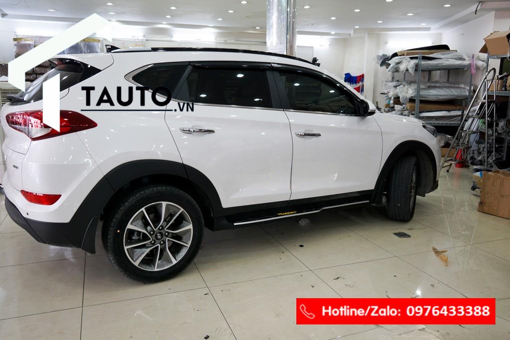 Bệ bước ngoài Hyundai Tucson 2019 Mẫu thể thao Chính Hãng
