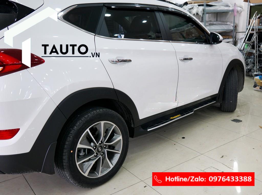 Bệ bước ngoài Hyundai Tucson 2019 Mẫu thể thao Chính Hãng