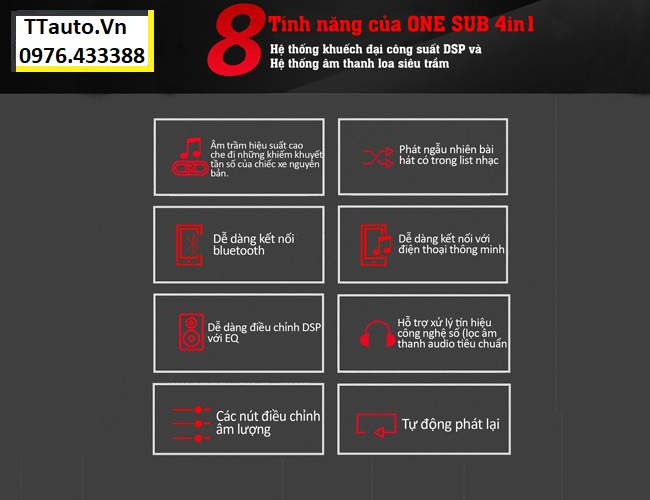 ONE SUB FEELART 4 TRONG 1 | SẢN PHẨM CHO LOA NGUYÊN BẢN