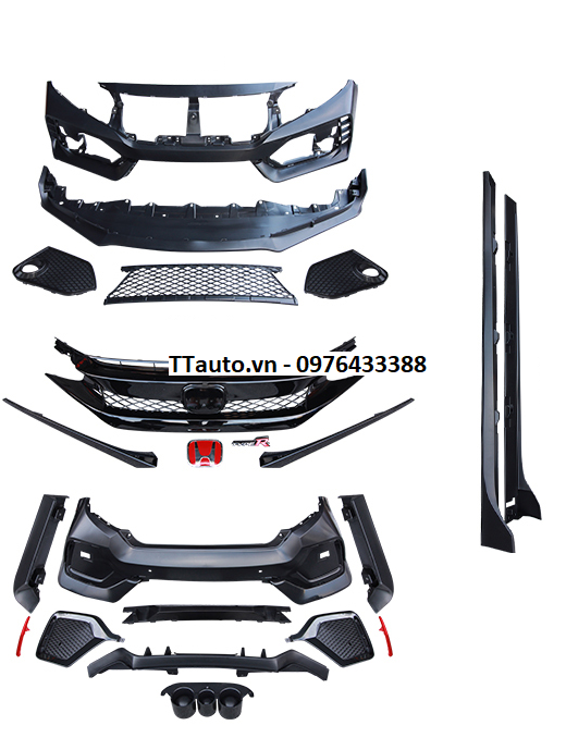 Bán lẻ các chi tiết bộ body kit Civic Type R và FC 450 Yofer