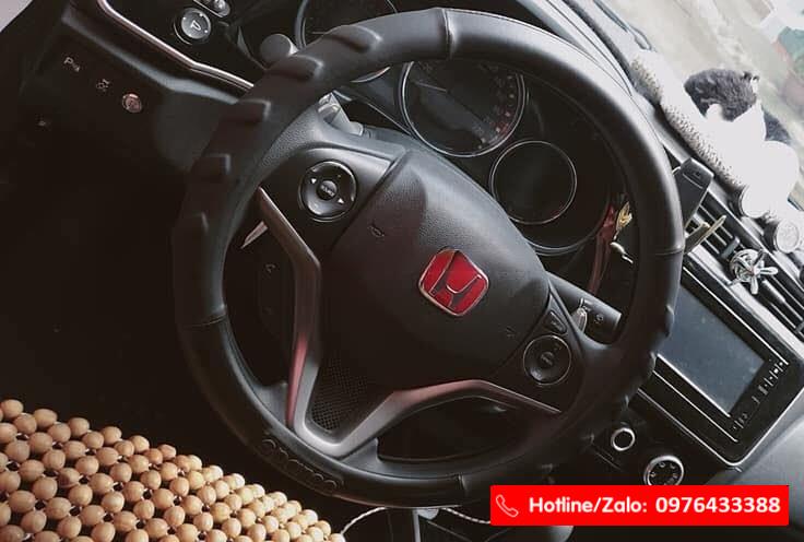 Bộ logo chữ trắng nền đỏ cho Honda City