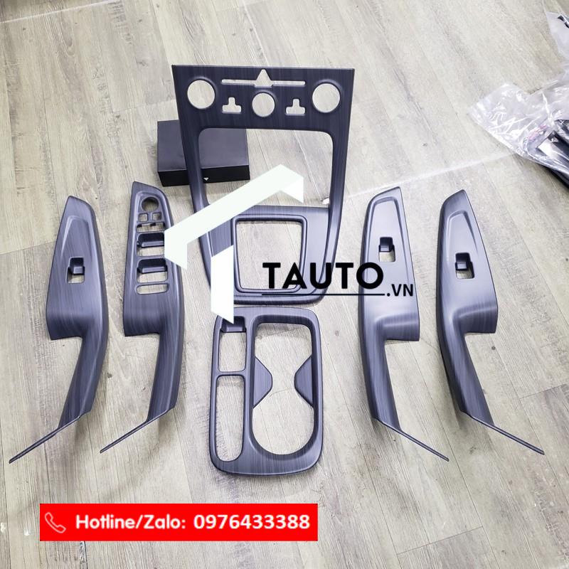 Bộ ốp trang trí nội thất Hyundai Creta nhựa ABS vân đá