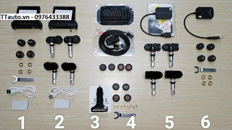 CẢM BIẾN ÁP SUẤT LỐP ANDROID | TPMS MÀN ANDROID 2021