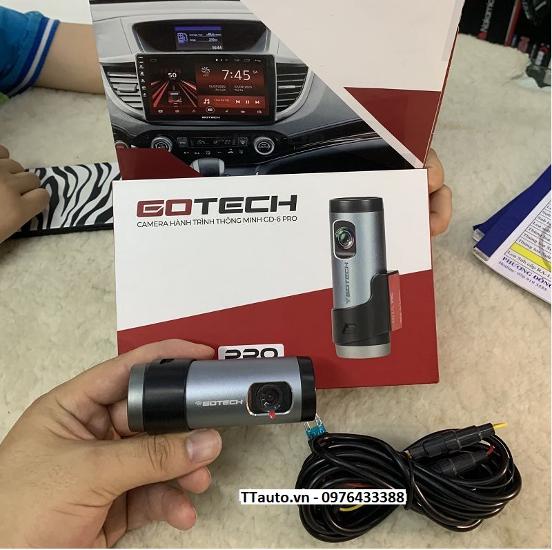 CAMERA HÀNH TRÌNH GOTECH GD6 PRO | XEM TRÊN ĐIỆN THOẠI