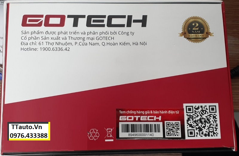 CAMERA HÀNH TRÌNH GOTECH GD6 PRO | XEM TRÊN ĐIỆN THOẠI
