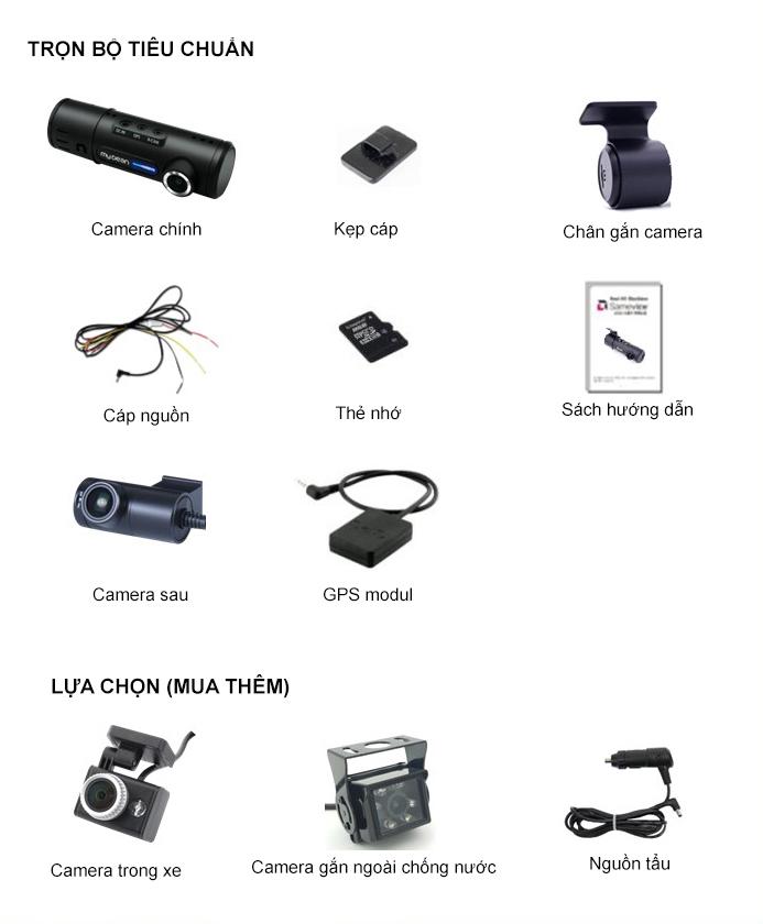 CAMERA HÀNH TRÌNH HÀN QUỐC MYDEAN E9