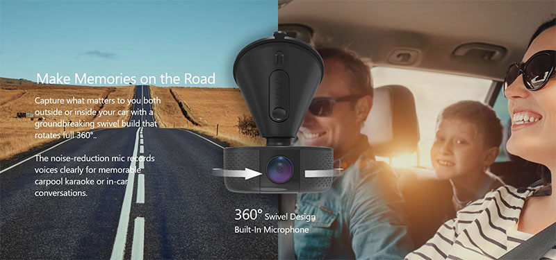 CAMERA HÀNH TRÌNH VAVA DUAL DASH CAM | 2 MẮT TRƯỚC SAU