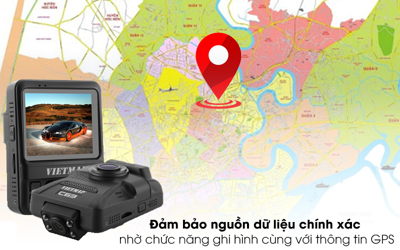 CAMERA HÀNH TRÌNH VIETMAP C63