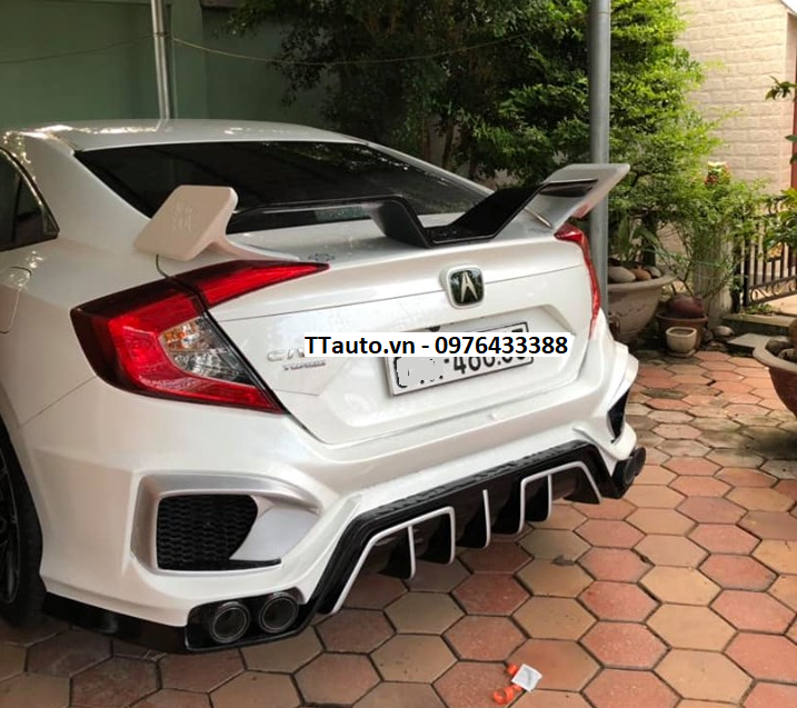 Cánh lướt gió Civic kiểu Yofer FC 450