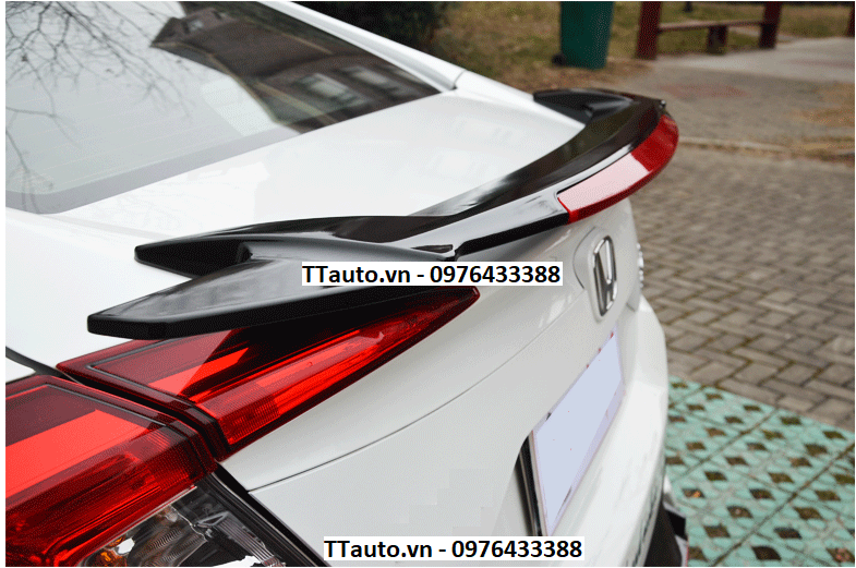 Đuôi gió có đèn kiểu Civic Coupe cho Civic 2016-2020