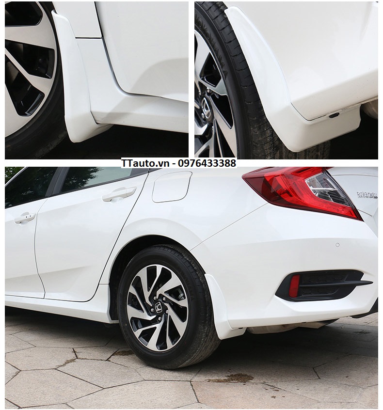 Chắn bùn sơn theo màu xe Civic 2016-2020