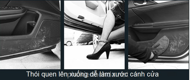 Ốp trang trí và chống xước 4 cánh cửa cho Honda HR-V