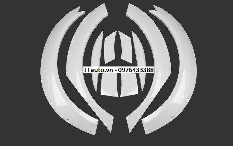 Bộ wide body trước sau cho Civic 2016-2020