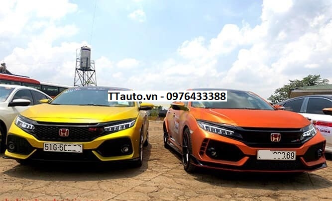 Cụm đèn pha LED kiểu Audi cho Civic 2016-2020
