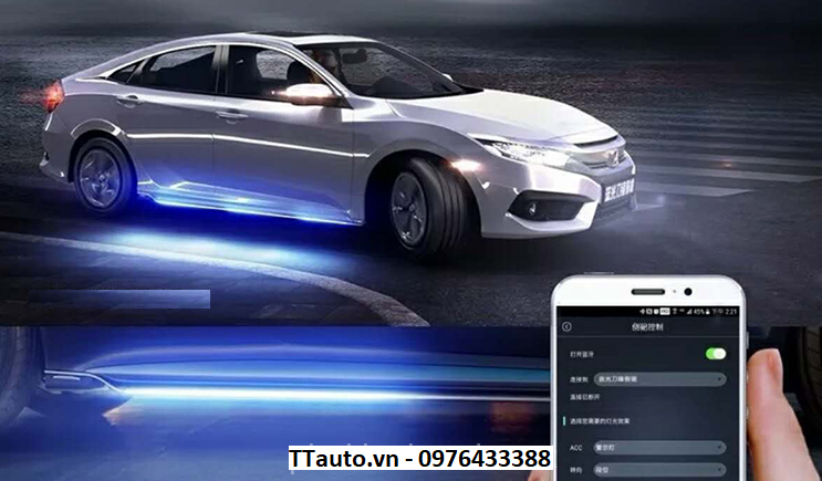 Lip 2 bên tích hợp đèn LED Civic 2016-2020