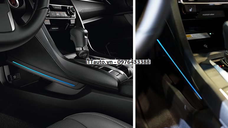 Đèn Led Ambient light Civic kiểu Type R Mỹ 2016-2021