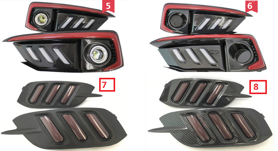 Đèn gầm Mustang trước sau cho Civic 2019-2021