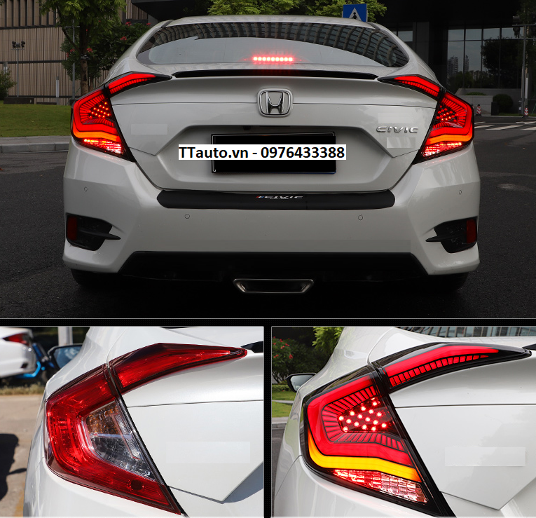 Cụm đèn hậu Led Civic kiểu mới
