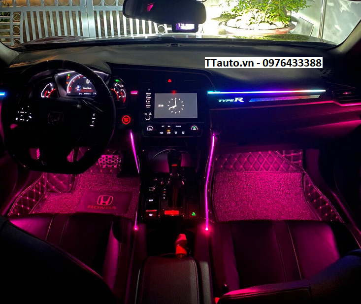 Đèn nội thất 64 màu kiểu 3D cho Civic 2016-2021