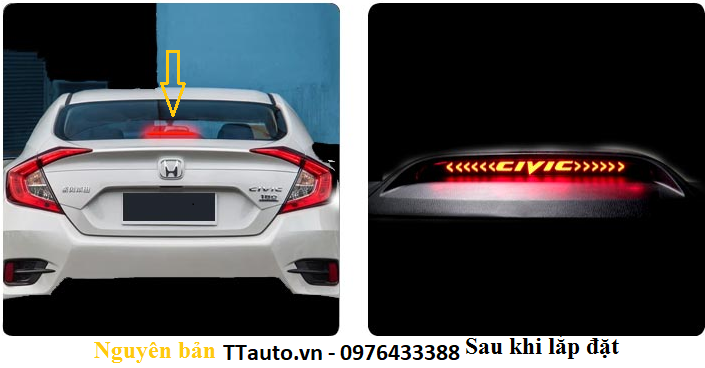 Đèn phanh LED cho Civic 2016-2021