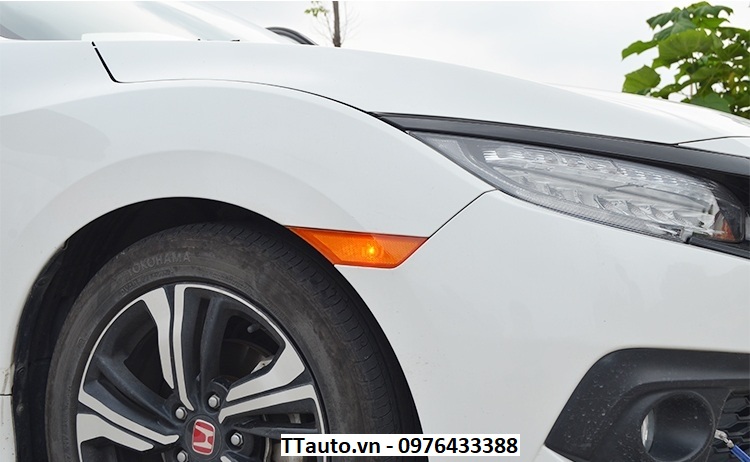 Đèn sườn Civic màu xám và vàng cho Civic 2016-2020