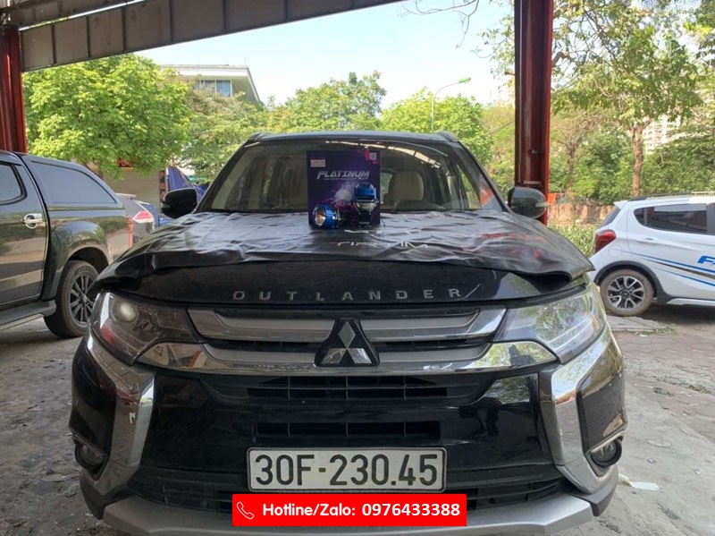 ĐỘ ĐÈN MITSUBISHI OUTLANDER BI LED TITAN PLATINUM 9 + 3