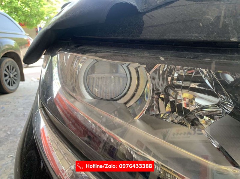 ĐỘ ĐÈN MITSUBISHI OUTLANDER BI LED TITAN PLATINUM 9 + 3