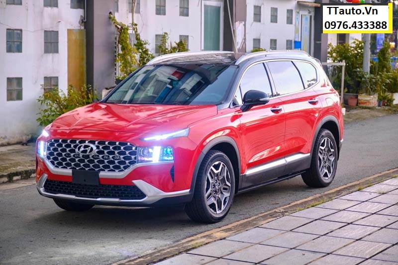 ĐỘ ĐÈN SANTAFE 2021 – ĐỘ SAO CHO CHUẨN