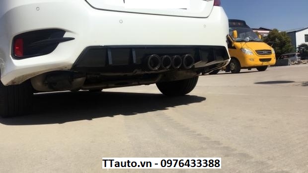 Sửa đổi ống xả kiểu 4 lon pô cho Civic 2016-2020