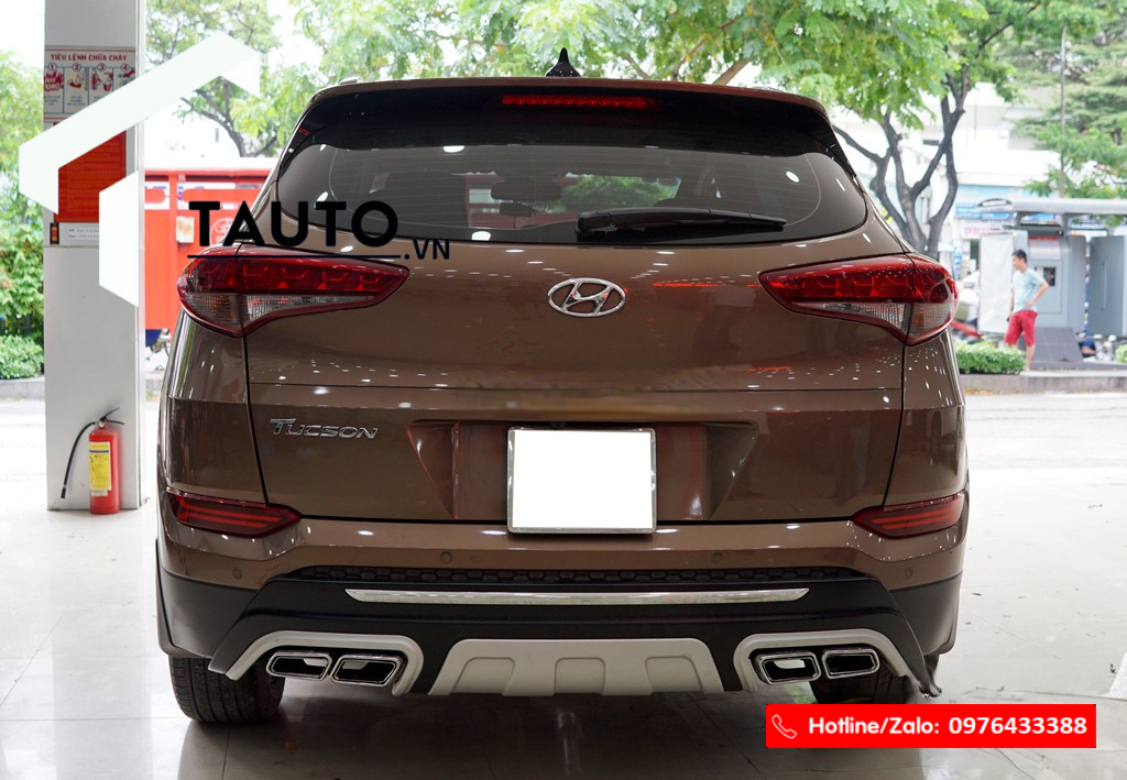 Độ pô thể thao Hyundai Tucson 2018 mẫu mer AMG chính hãng