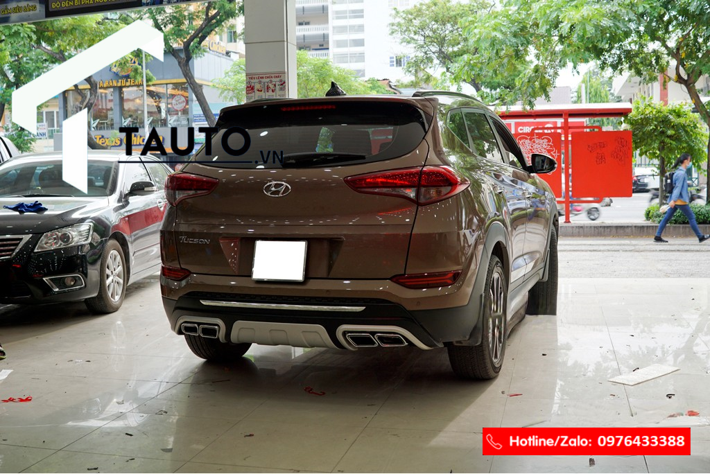 Độ pô thể thao Hyundai Tucson 2018 mẫu mer AMG chính hãng