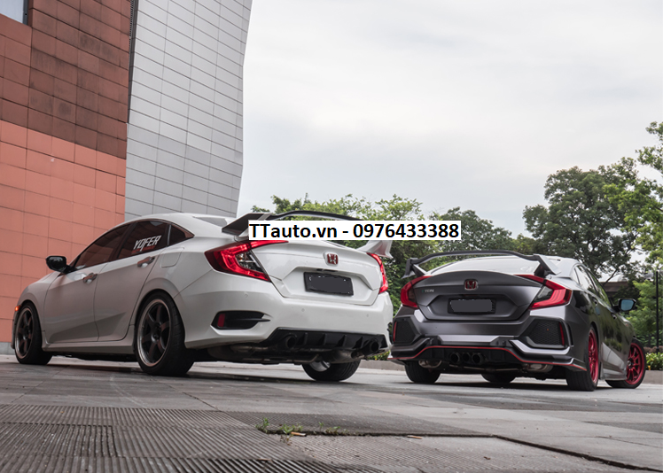 Cánh lướt gió kiểu Type R cho Civic 2016-2020