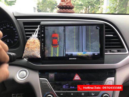 DVD ANDROID HYUNDAI ELANTRA VÀ CAMERA 360 CAO CẤP