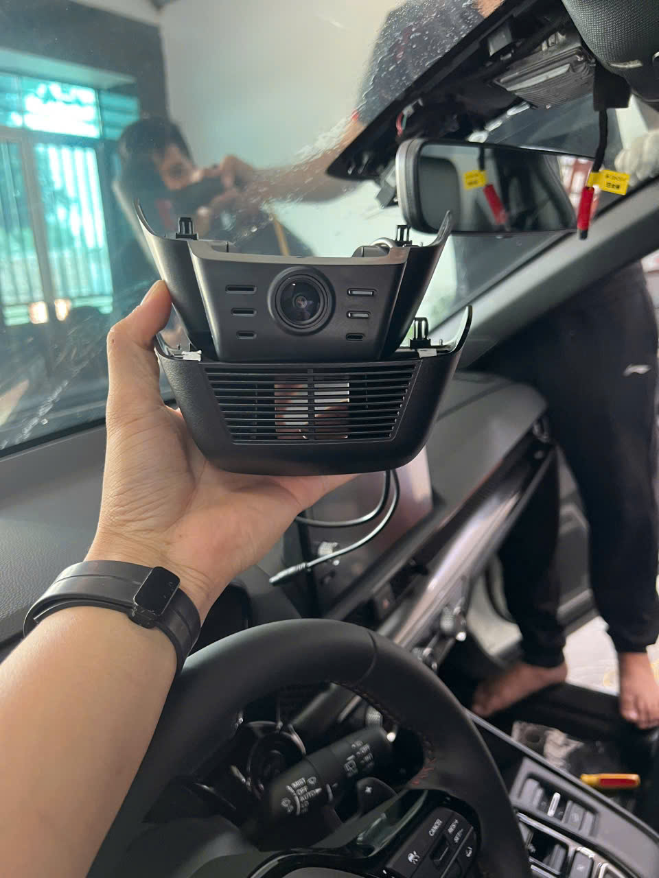 Camera hành trình thay thế ốp chân gương cho Honda CRV 2024 – 2025