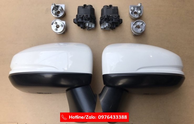 Độ gương gập điện cho Honda Jazz bản thiếu