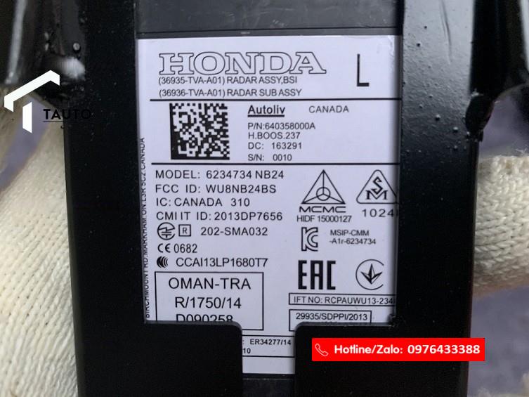 Hệ thống cảnh báo điểm mù BSI chính hãng Honda cho CR-V 2017-2022