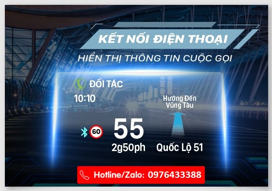 MÀN HÌNH HIỂN THỊ THÔNG MINH HUD VIETMAP H1N