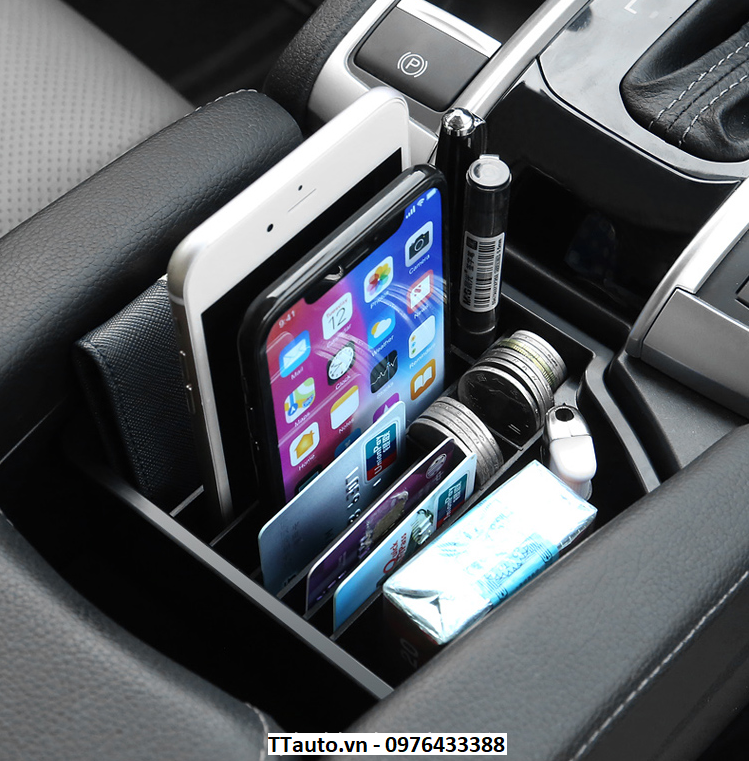 Khay để đồ hộc kê tay tiện dụng cho Civic 2016-2020 (mẫu 2)