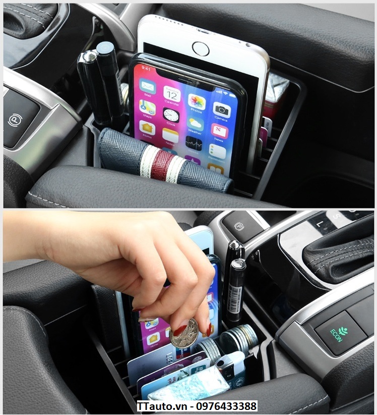 Khay để đồ hộc kê tay tiện dụng cho Civic 2016-2020 (mẫu 2)