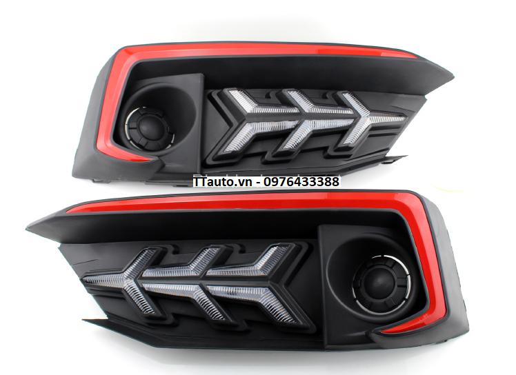 Đèn LED gầm trước sau kiểu máy bay cho Civic 2019- 2021