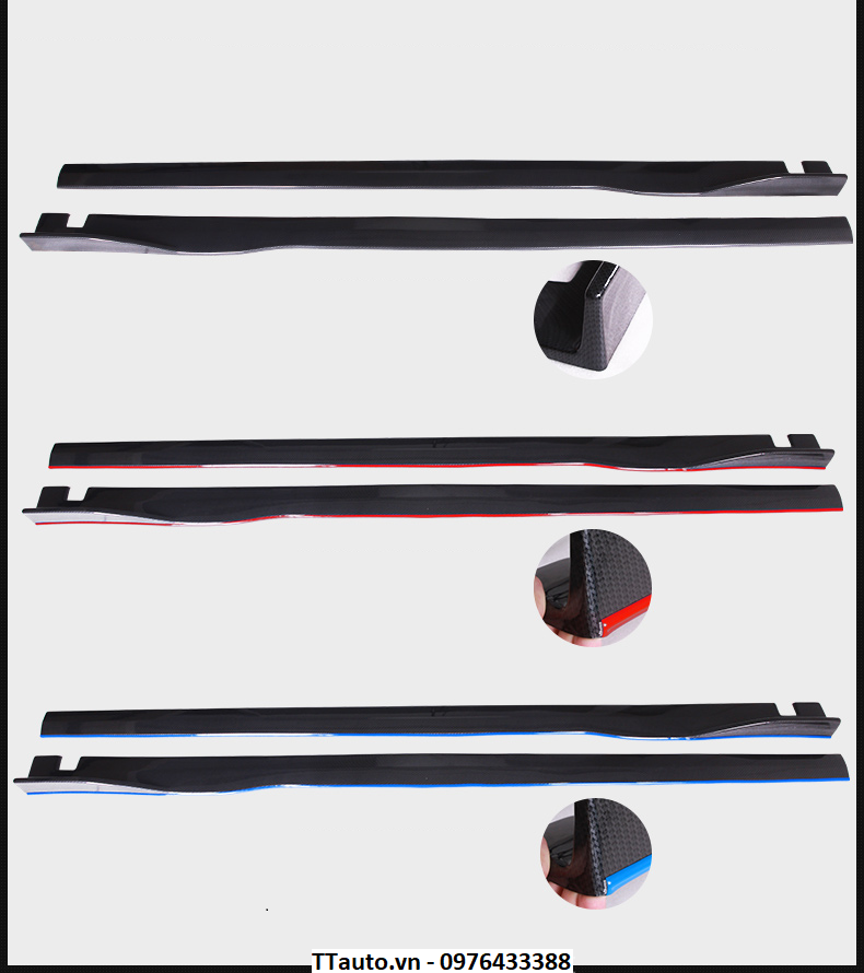 Một số mẫu Lip hai bên hông và đầu xe Civic 2016-2018