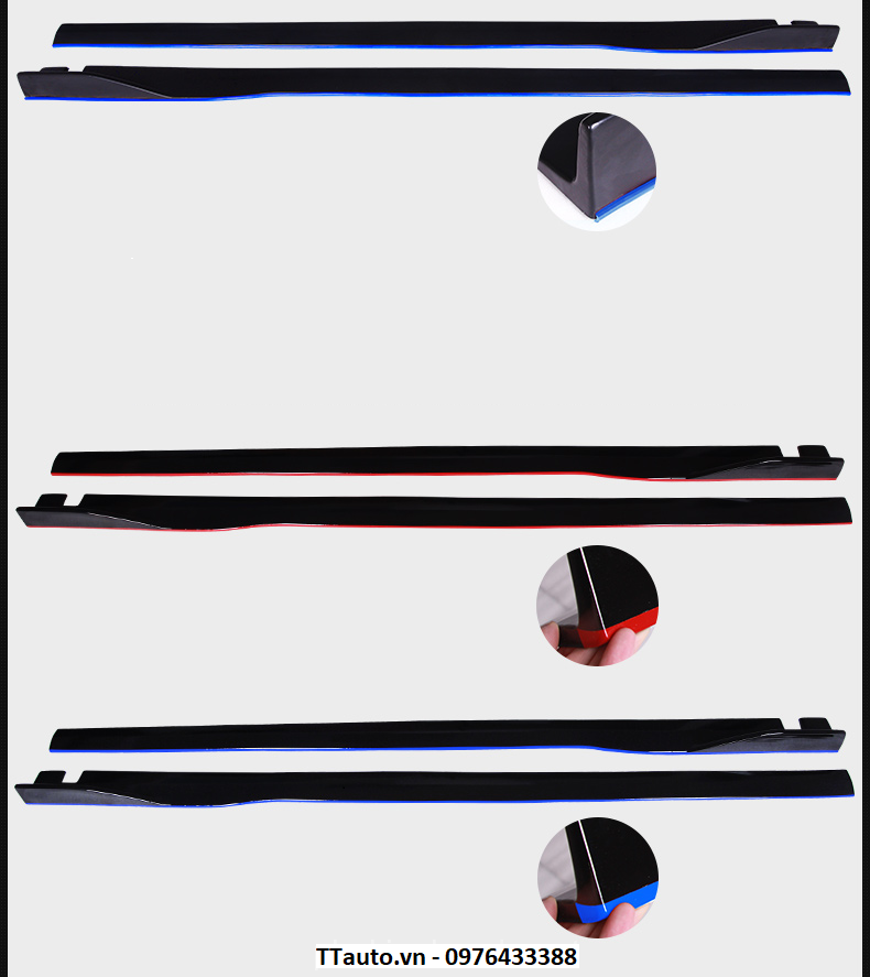 Một số mẫu Lip hai bên hông và đầu xe Civic 2016-2018